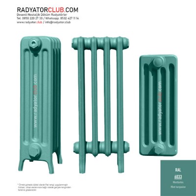 Perkolon 500-70 Dokum Radyatör 8 kolon ral 6033 Perkolon 500-70 Dokum Radyatör 8 kolon ral 6033
